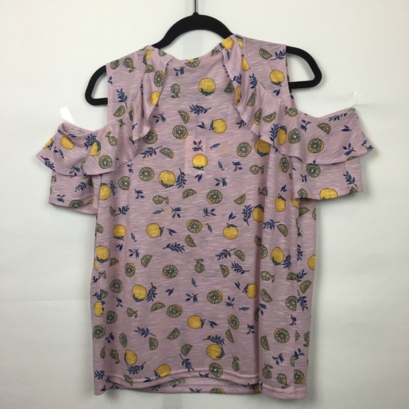 Juicy Couture Cold Shoulder Ruffle Raglan Top - Picture 2 of 5